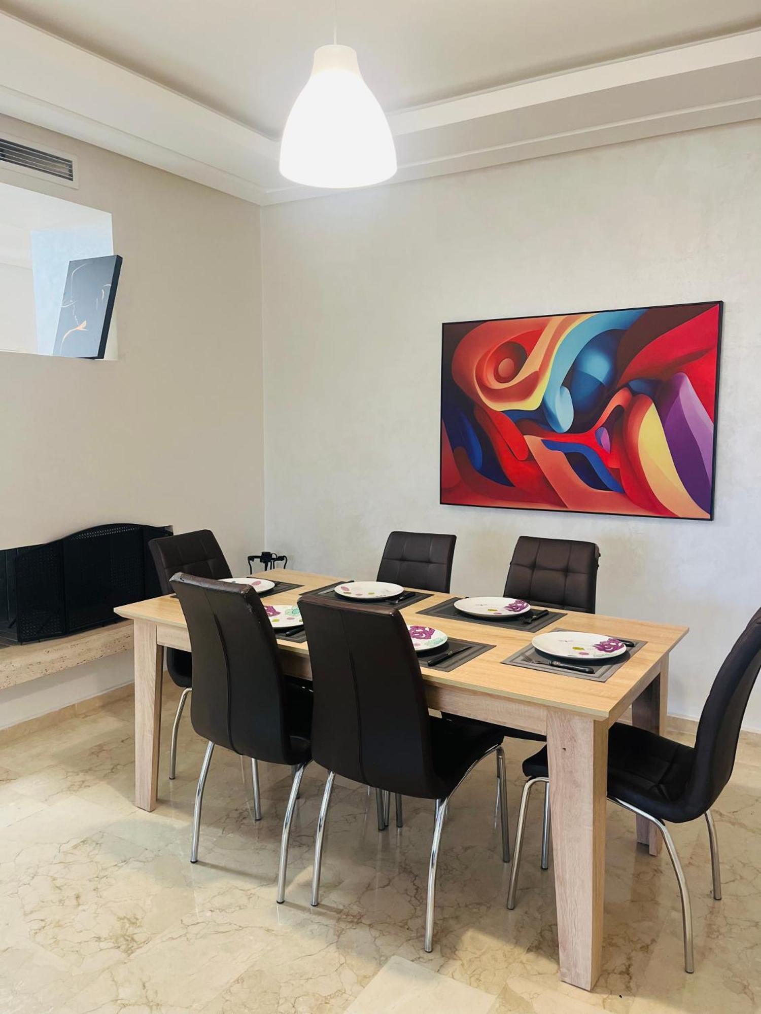 Appartamento Chic & Cosy Flat Near Airport Lockbox Fast Wifi Nouaceur Esterno foto