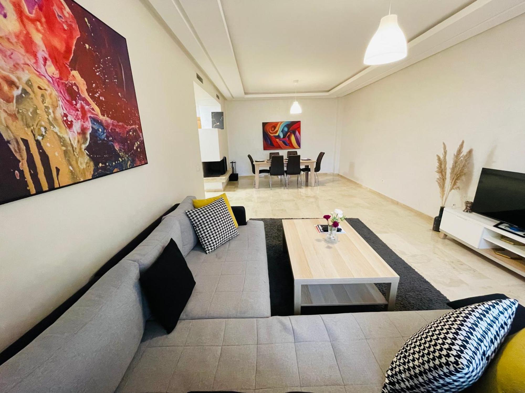 Appartamento Chic & Cosy Flat Near Airport Lockbox Fast Wifi Nouaceur Esterno foto
